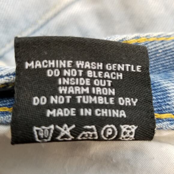 Nasty Gal Denim Distressed High Rise Jeans Size 12 - Picture 7 of 7